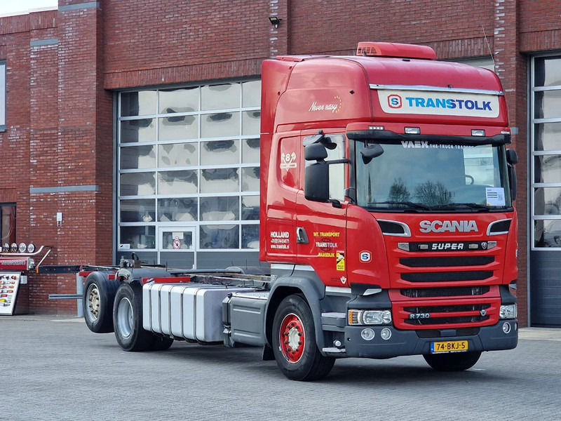 Scania R730 Topline 6x2*4 - Retarder - King of the Road - Night clima - Steering axle - Leather - Cab chassis truck: picture 1 Scania R730 Topline 6x2*4 - Retarder - King of the Road - Night clima - Steering axle - Leather - Cab chassis truck: picture 1