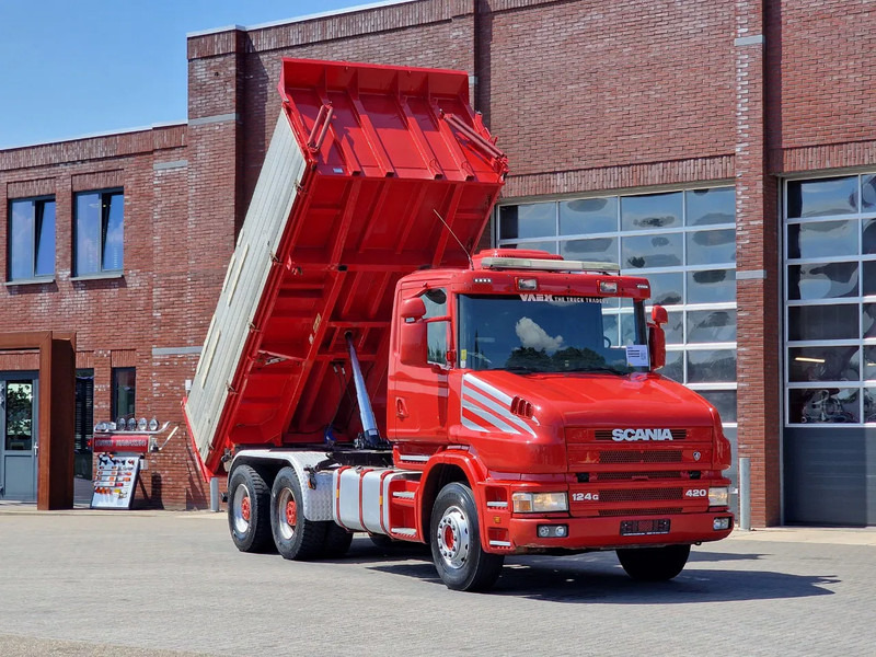 Tipper Scania T124-420 6x4 - Tipper - Retarder - Full steel - HUB Reduction - Manual gearbox: picture 1