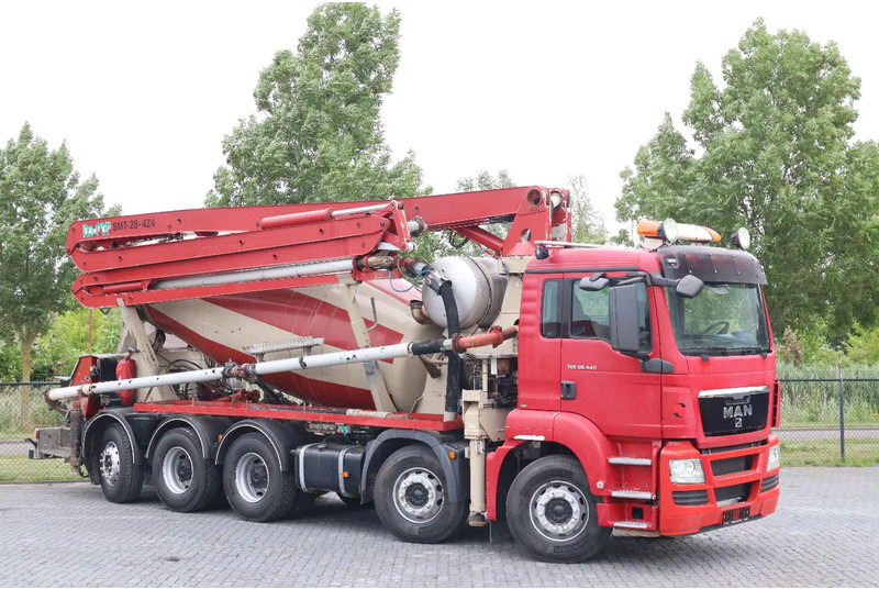 MAN TGS 50.440 | 10X4*6 | SARAKA 28 METER | 8M3 MIXER - Concrete pump truck: picture 4 MAN TGS 50.440 | 10X4*6 | SARAKA 28 METER | 8M3 MIXER - Concrete pump truck: picture 4