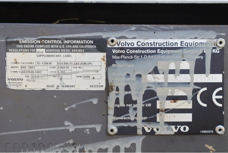 Waste/ Industry handler Volvo EW160C | EW 160 C | LIFT CAB | DOZERBLADE | QUICK COUPLER: picture 20