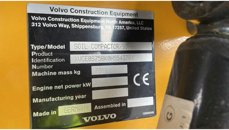 Combination roller Volvo SD75B | SD 75 B | NEW / UNUSED | 1 YEAR WARRANTY: picture 20 Combination roller Volvo SD75B | SD 75 B | NEW / UNUSED | 1 YEAR WARRANTY: picture 20