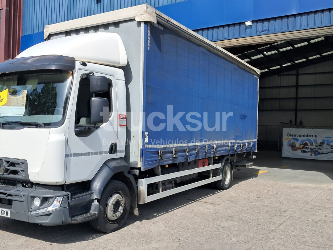 RENAULT D 12.210 SEMITAULINER - Curtainsider truck: picture 3 RENAULT D 12.210 SEMITAULINER - Curtainsider truck: picture 3