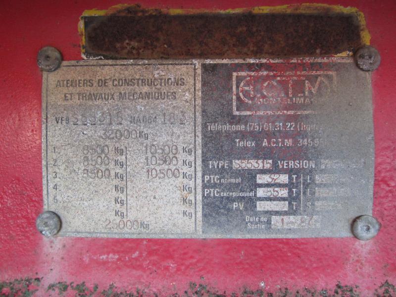 Actm  - Low loader semi-trailer: picture 3 Actm  - Low loader semi-trailer: picture 3