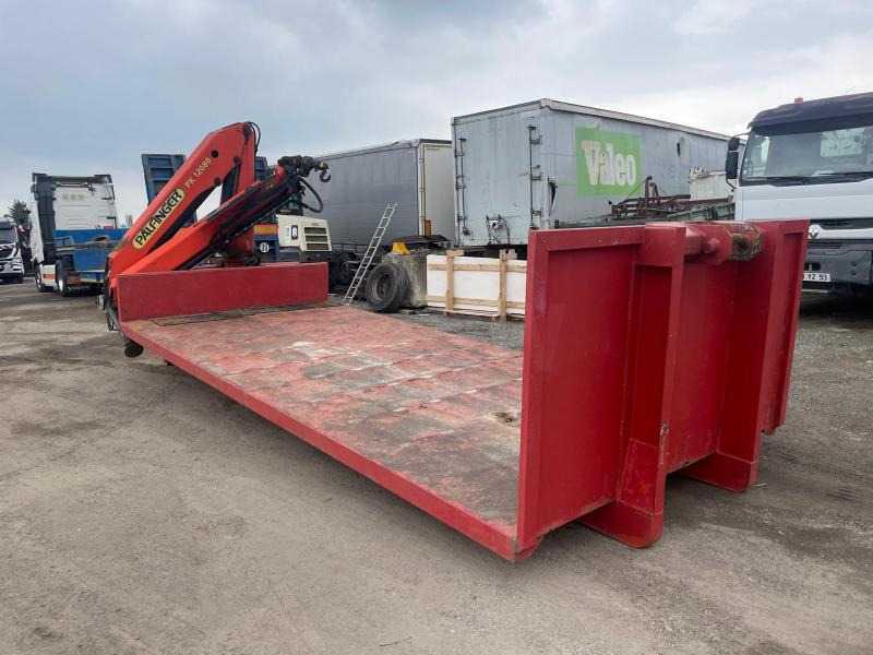 PLATEAU AMPLIROLL AVEC GRUE PK12080 - Roll-off container: picture 1 PLATEAU AMPLIROLL AVEC GRUE PK12080 - Roll-off container: picture 1