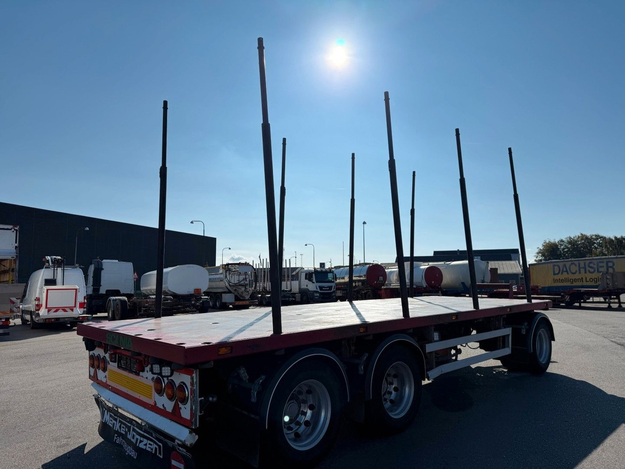 Menke-Janzen 24 t. 3 axle Woodtransport / Holztransport - Timber trailer: picture 3 Menke-Janzen 24 t. 3 axle Woodtransport / Holztransport - Timber trailer: picture 3