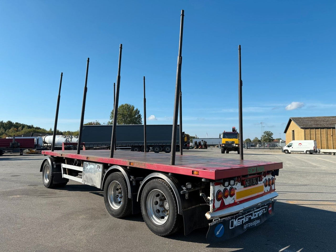 Menke-Janzen 24 t. 3 axle Woodtransport / Holztransport - Timber trailer: picture 4 Menke-Janzen 24 t. 3 axle Woodtransport / Holztransport - Timber trailer: picture 4