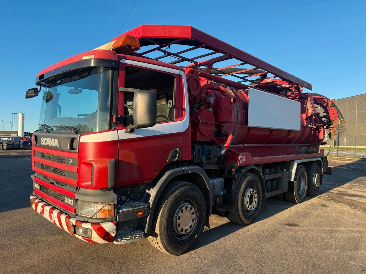Scania 114/380 8x2*6 Assmann 14 m3 Vacuumtruck - Vacuum truck: picture 1 Scania 114/380 8x2*6 Assmann 14 m3 Vacuumtruck - Vacuum truck: picture 1