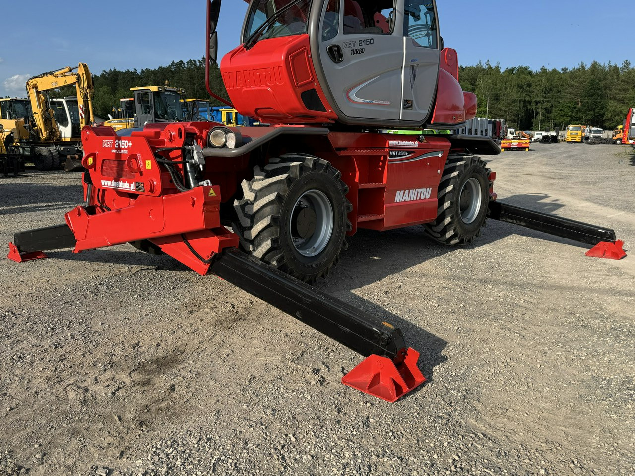 Telescopic handler Manitou MRT 2150 ROTO Ładowarka Teleskopowa Obrotowa: picture 10