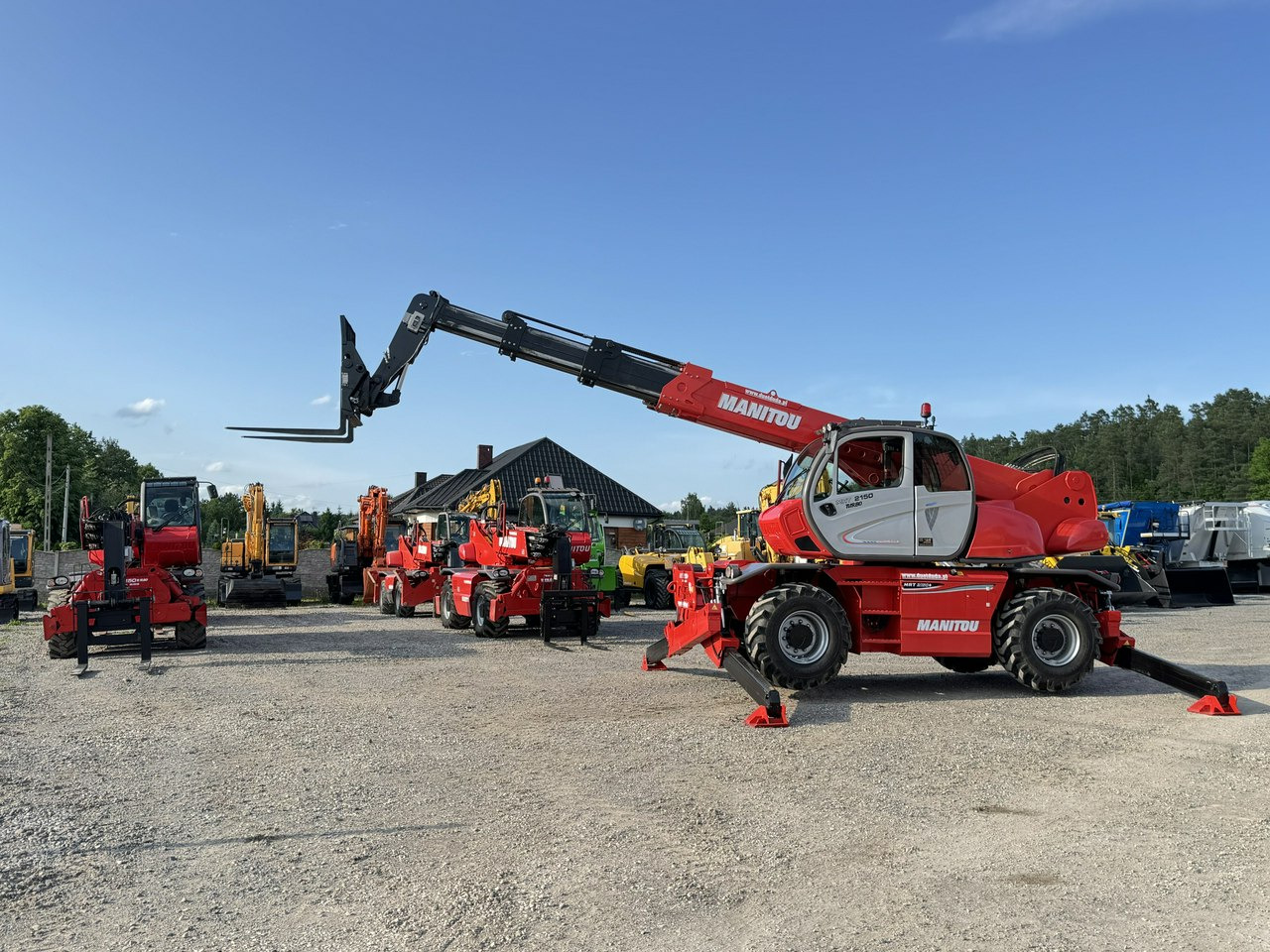 Telescopic handler Manitou MRT 2150 ROTO Ładowarka Teleskopowa Obrotowa: picture 13
