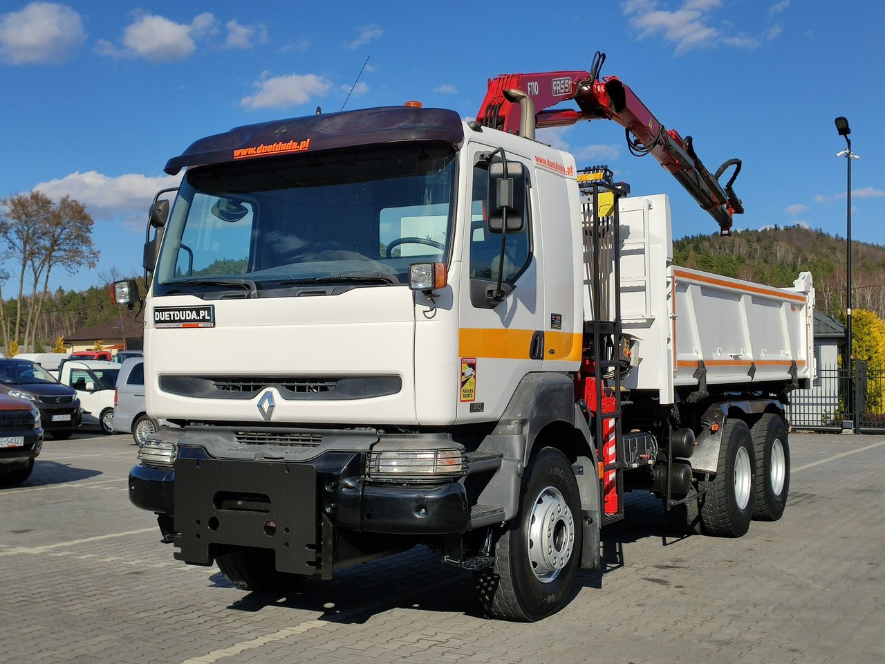 Renault Kerax 26.370 6x4 Mocny HDS FASSI F110 - Tipper, Crane truck: picture 2 Renault Kerax 26.370 6x4 Mocny HDS FASSI F110 - Tipper, Crane truck: picture 2