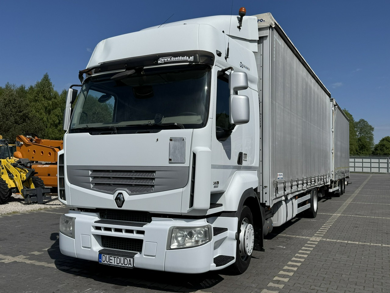 Renault Premium 380 DXi Euro 5 Firana 19 Palet Dach Zsuwany 18ton DMC - Curtainsider truck: picture 3 Renault Premium 380 DXi Euro 5 Firana 19 Palet Dach Zsuwany 18ton DMC - Curtainsider truck: picture 3