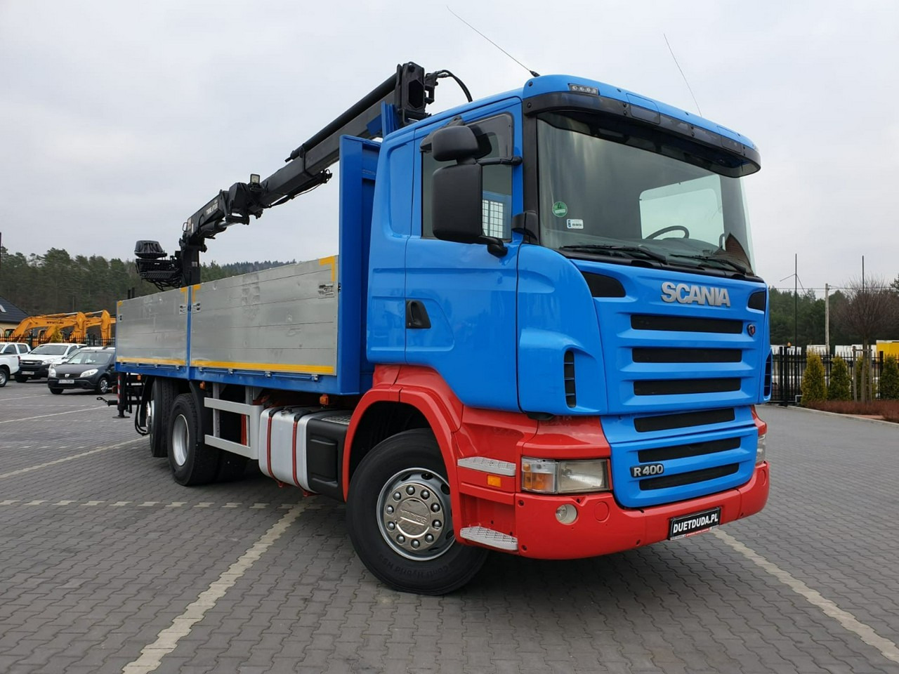 Scania R 400 LB 6x2 HDS Budowlanka Widły Oś Skrętna Super Stan on lease Scania R 400 LB 6x2 HDS Budowlanka Widły Oś Skrętna Super Stan: picture 16