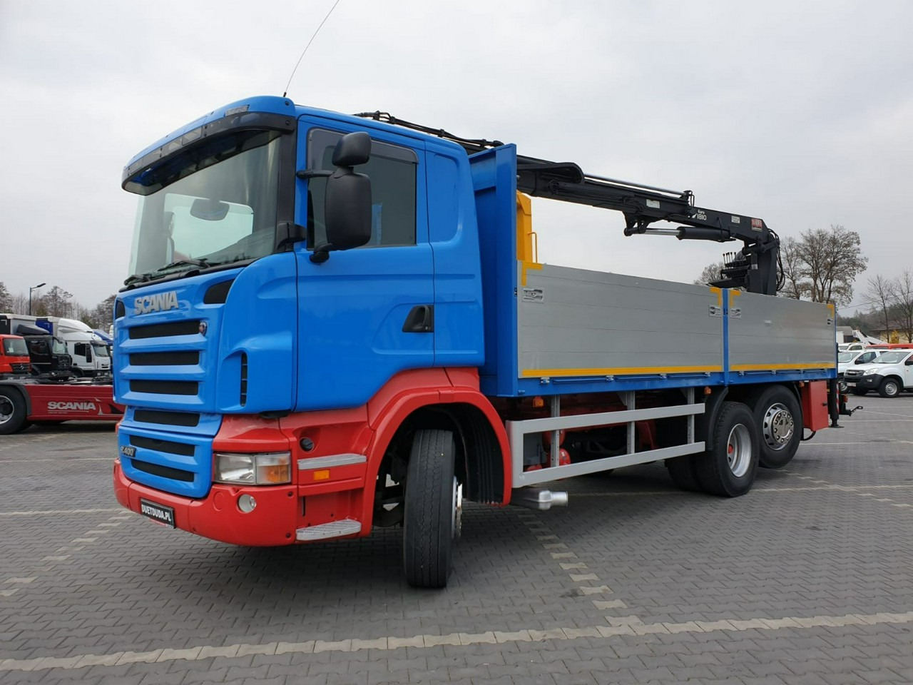 Scania R 400 LB 6x2 HDS Budowlanka Widły Oś Skrętna Super Stan on lease Scania R 400 LB 6x2 HDS Budowlanka Widły Oś Skrętna Super Stan: picture 17