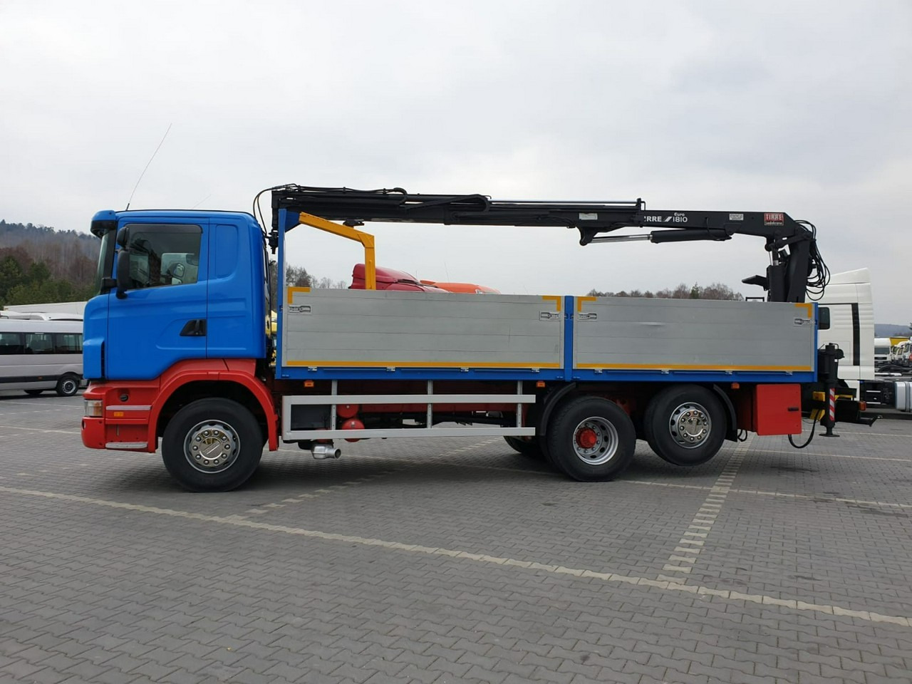 Scania R 400 LB 6x2 HDS Budowlanka Widły Oś Skrętna Super Stan on lease Scania R 400 LB 6x2 HDS Budowlanka Widły Oś Skrętna Super Stan: picture 6