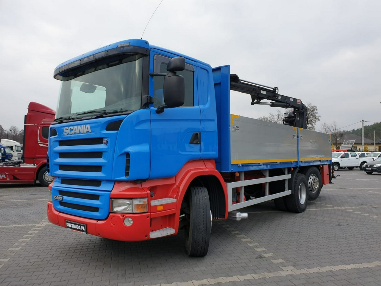 Scania R 400 LB 6x2 HDS Budowlanka Widły Oś Skrętna Super Stan on lease Scania R 400 LB 6x2 HDS Budowlanka Widły Oś Skrętna Super Stan: picture 18