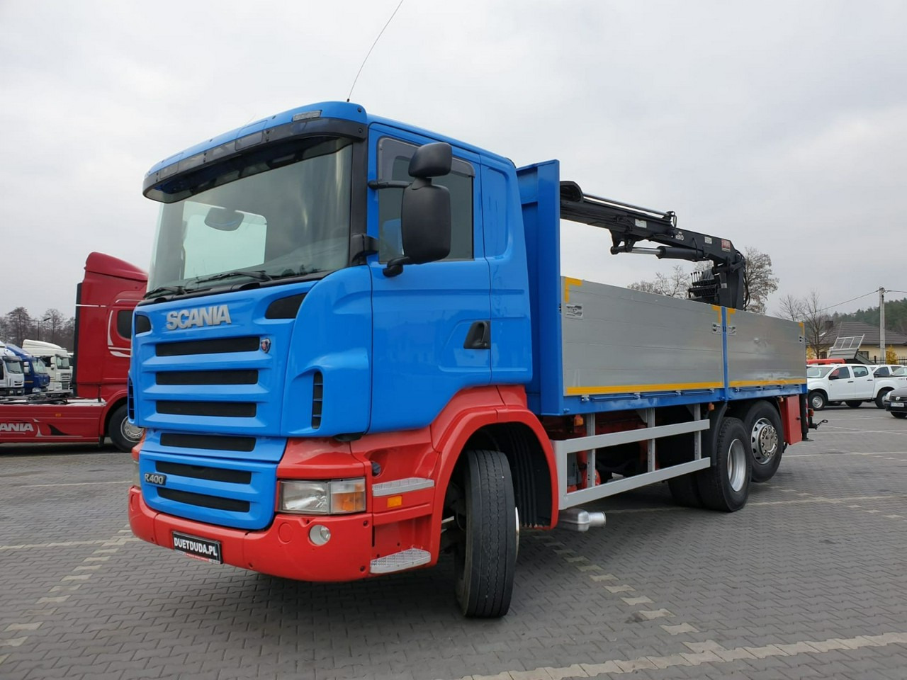 Scania R 400 LB 6x2 HDS Budowlanka Widły Oś Skrętna Super Stan on lease Scania R 400 LB 6x2 HDS Budowlanka Widły Oś Skrętna Super Stan: picture 15
