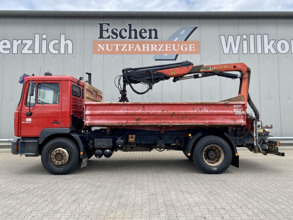 MAN 18.285 MC / Palfinger PK 9501 - Tipper, Crane truck: picture 3 MAN 18.285 MC / Palfinger PK 9501 - Tipper, Crane truck: picture 3
