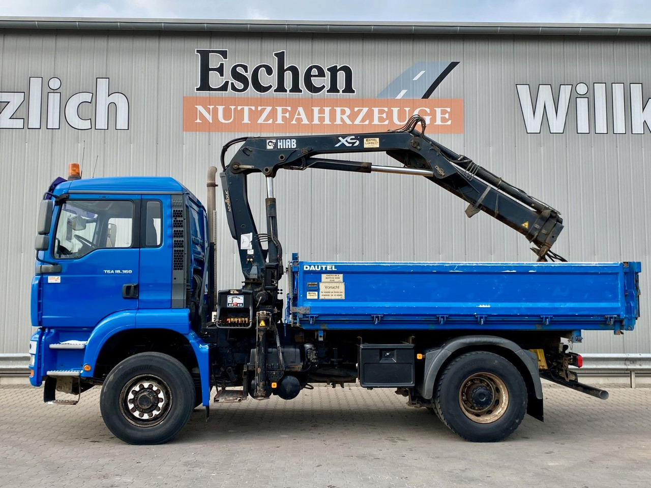 MAN TGA 18.360 4x4H BL Hiab Kran*Dautel Kipper*Klima - Tipper, Crane truck: picture 3 MAN TGA 18.360 4x4H BL Hiab Kran*Dautel Kipper*Klima - Tipper, Crane truck: picture 3