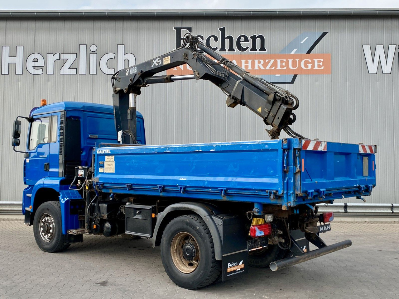 MAN TGA 18.360 4x4H BL Hiab Kran*Dautel Kipper*Klima - Tipper, Crane truck: picture 4 MAN TGA 18.360 4x4H BL Hiab Kran*Dautel Kipper*Klima - Tipper, Crane truck: picture 4
