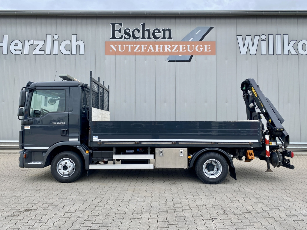 MAN TGL 10.220 4x2 BB / Palfinger PK 7.501 Kran - Dropside/ Flatbed truck, Crane truck: picture 2 MAN TGL 10.220 4x2 BB / Palfinger PK 7.501 Kran - Dropside/ Flatbed truck, Crane truck: picture 2
