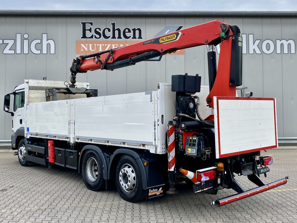 MAN TGS 26.420 6x2-4 LL / Palfinger PK 26.001 L Tec Heckkran - Dropside/ Flatbed truck, Crane truck: picture 4 MAN TGS 26.420 6x2-4 LL / Palfinger PK 26.001 L Tec Heckkran - Dropside/ Flatbed truck, Crane truck: picture 4
