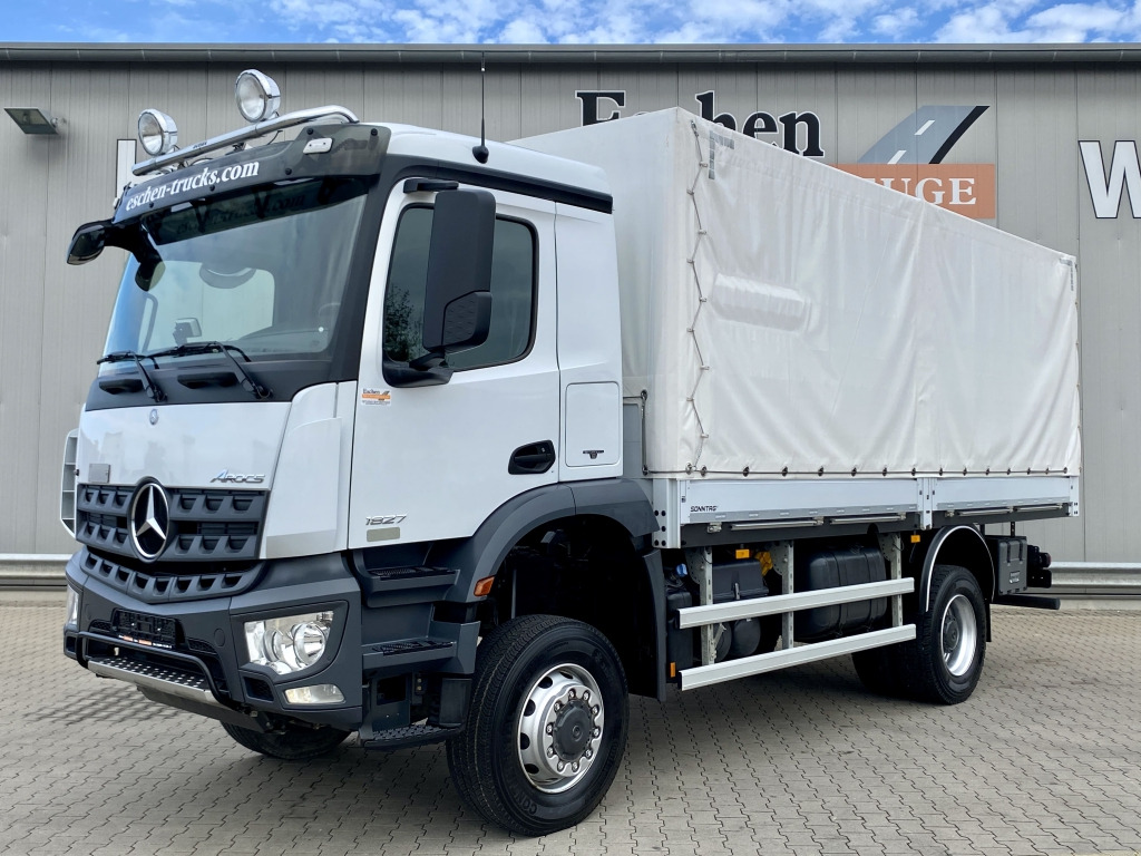 Mercedes-Benz 1827 BB A 4x4 Arocs - Curtainsider truck: picture 1 Mercedes-Benz 1827 BB A 4x4 Arocs - Curtainsider truck: picture 1