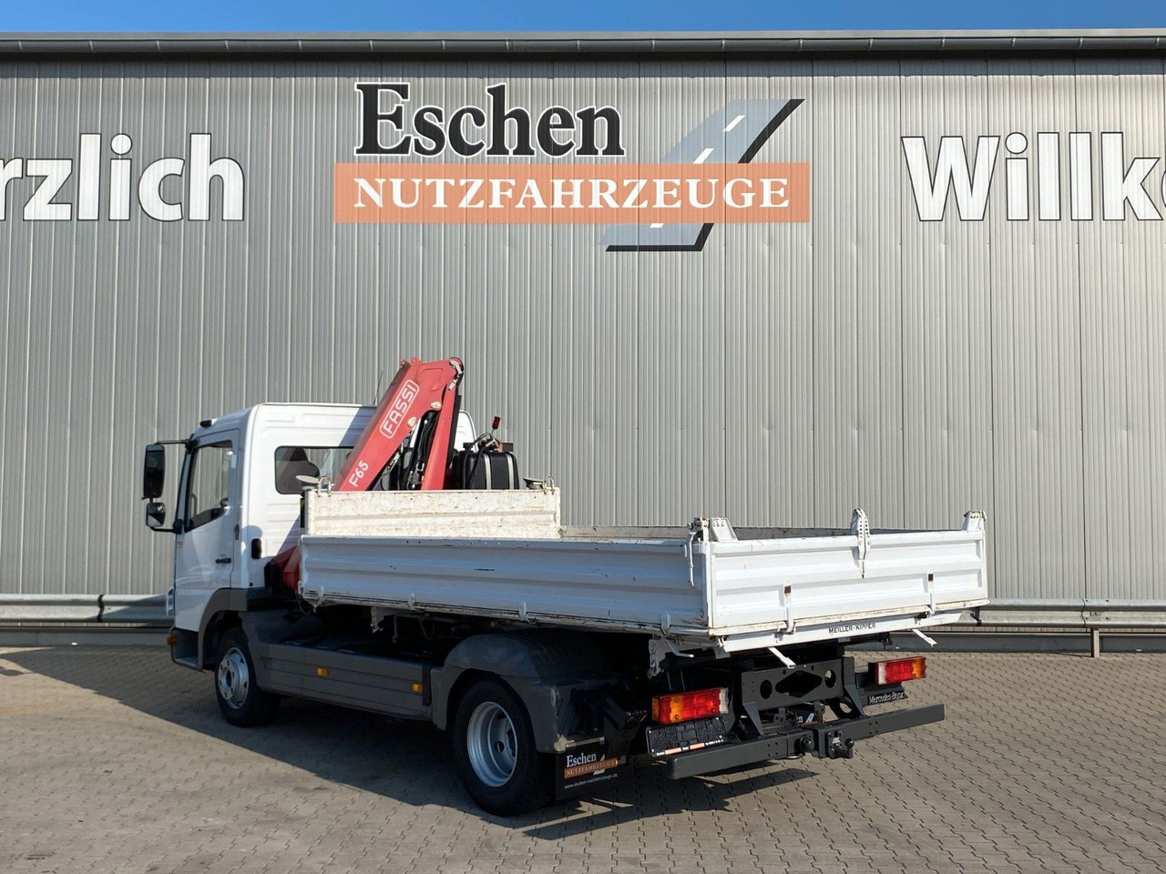 Mercedes-Benz 818 Atego | Fassi F65*MEILLER*PKW-AHK*1.Hand - Tipper van: picture 4 Mercedes-Benz 818 Atego | Fassi F65*MEILLER*PKW-AHK*1.Hand - Tipper van: picture 4