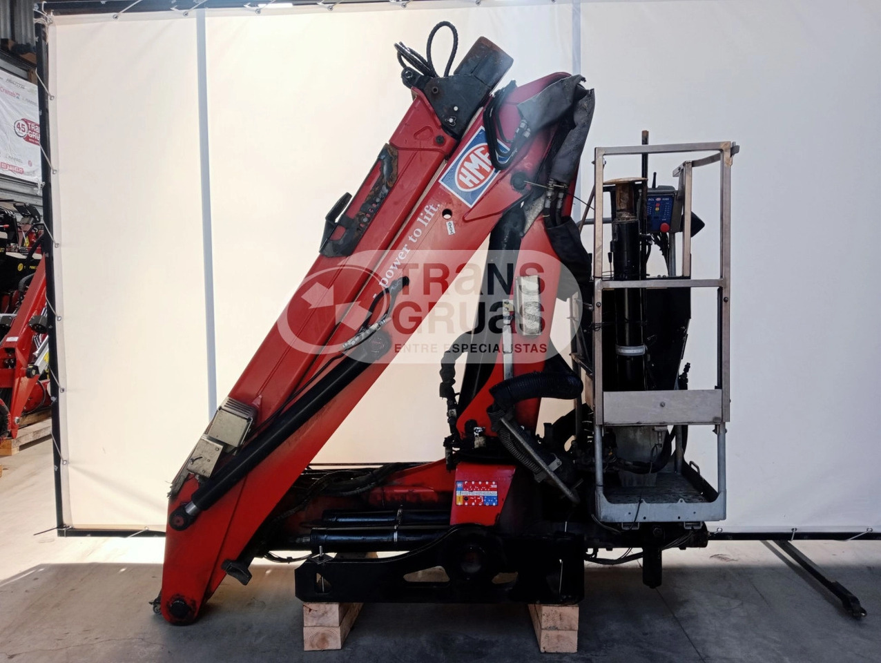 Grúa HMF 1244-Z1 - Loader crane for Truck: picture 2 Grúa HMF 1244-Z1 - Loader crane for Truck: picture 2