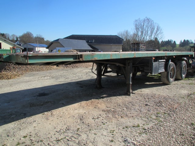 Blumhardt ZK 5826 - Dropside/ Flatbed semi-trailer: picture 1 Blumhardt ZK 5826 - Dropside/ Flatbed semi-trailer: picture 1