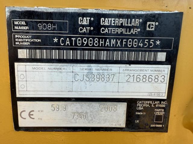 Cat 908 H - Wheel loader: picture 5 Cat 908 H - Wheel loader: picture 5