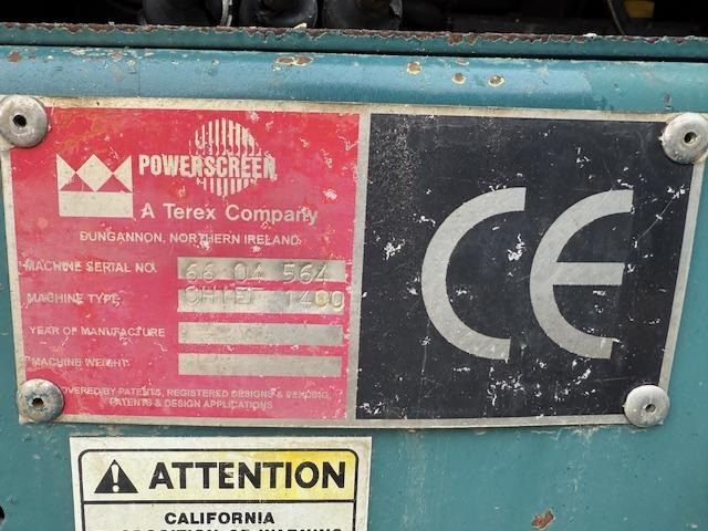 Terex Powerscreen Chieftain 1400 - Screener: picture 5 Terex Powerscreen Chieftain 1400 - Screener: picture 5