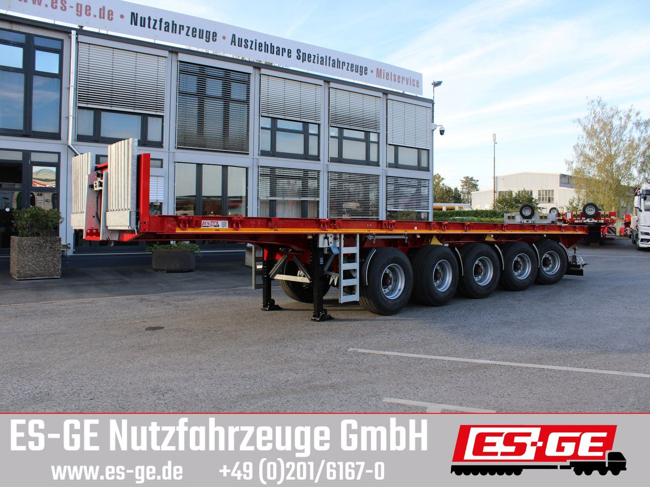 ES-GE 5-Achs-Ballastauflieger - Dropside/ Flatbed semi-trailer: picture 3 ES-GE 5-Achs-Ballastauflieger - Dropside/ Flatbed semi-trailer: picture 3