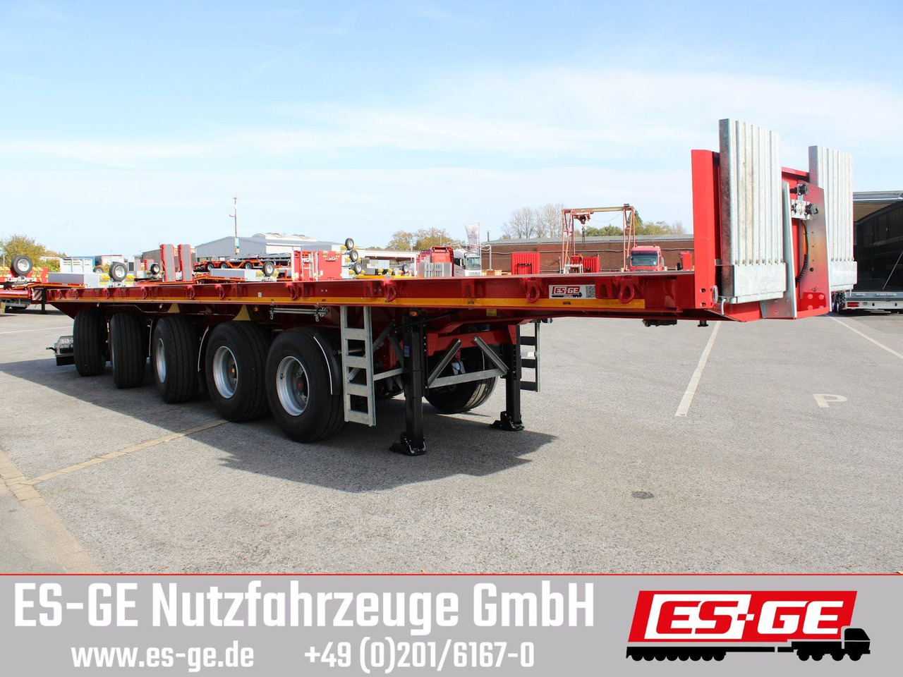 ES-GE 5-Achs-Ballastauflieger - Dropside/ Flatbed semi-trailer: picture 4 ES-GE 5-Achs-Ballastauflieger - Dropside/ Flatbed semi-trailer: picture 4
