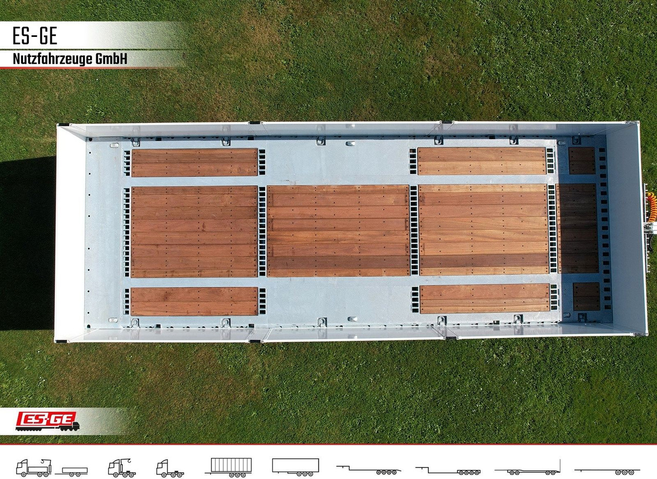 ES-GE Tandem-Anhänger Bordwände, CV, Rungen - Dropside/ Flatbed trailer: picture 4 ES-GE Tandem-Anhänger Bordwände, CV, Rungen - Dropside/ Flatbed trailer: picture 4