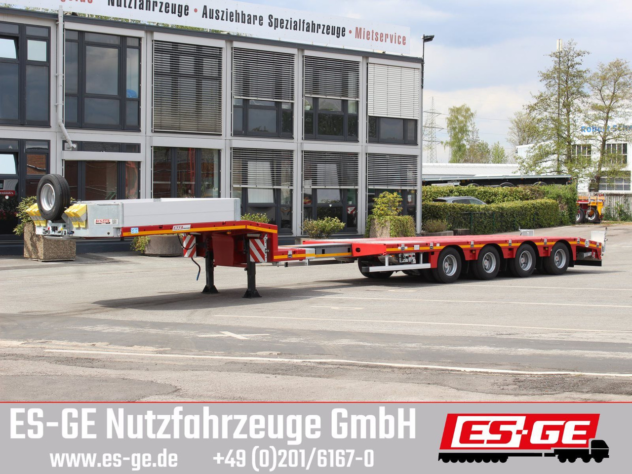 Faymonville MAX Trailer MAX100 Semi-Tieflader - Low loader semi-trailer: picture 1 Faymonville MAX Trailer MAX100 Semi-Tieflader - Low loader semi-trailer: picture 1