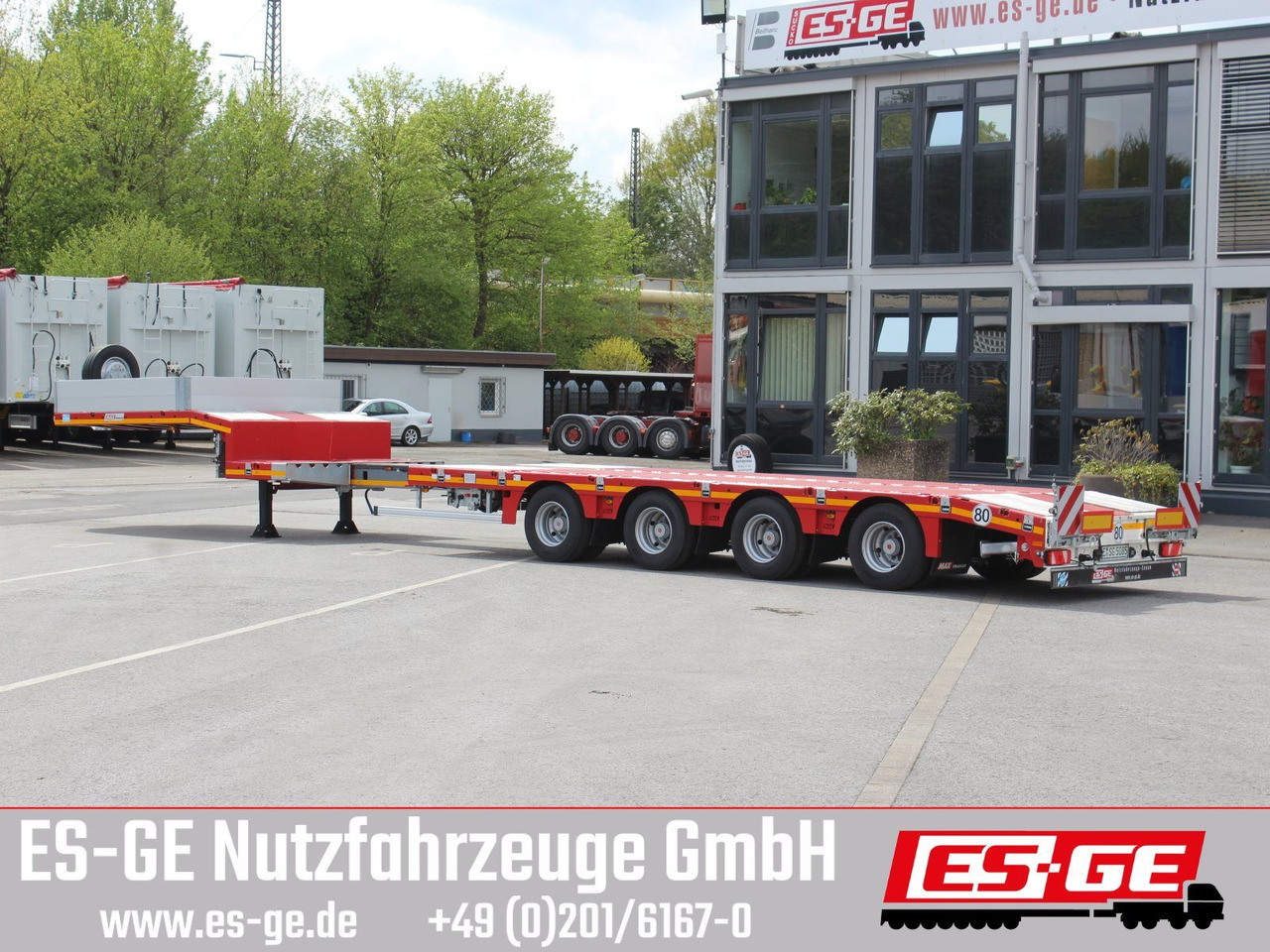 Faymonville MAX Trailer MAX100 Semi-Tieflader - Low loader semi-trailer: picture 2 Faymonville MAX Trailer MAX100 Semi-Tieflader - Low loader semi-trailer: picture 2