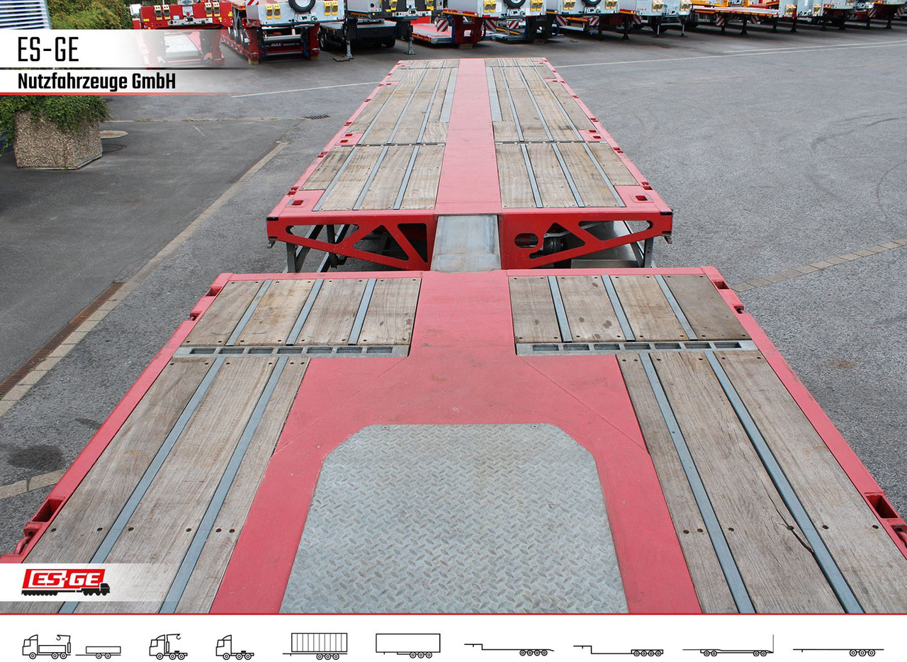 Dropside/ Flatbed semi-trailer Faymonville MAX Trailer MAX210 Telesattel: picture 10