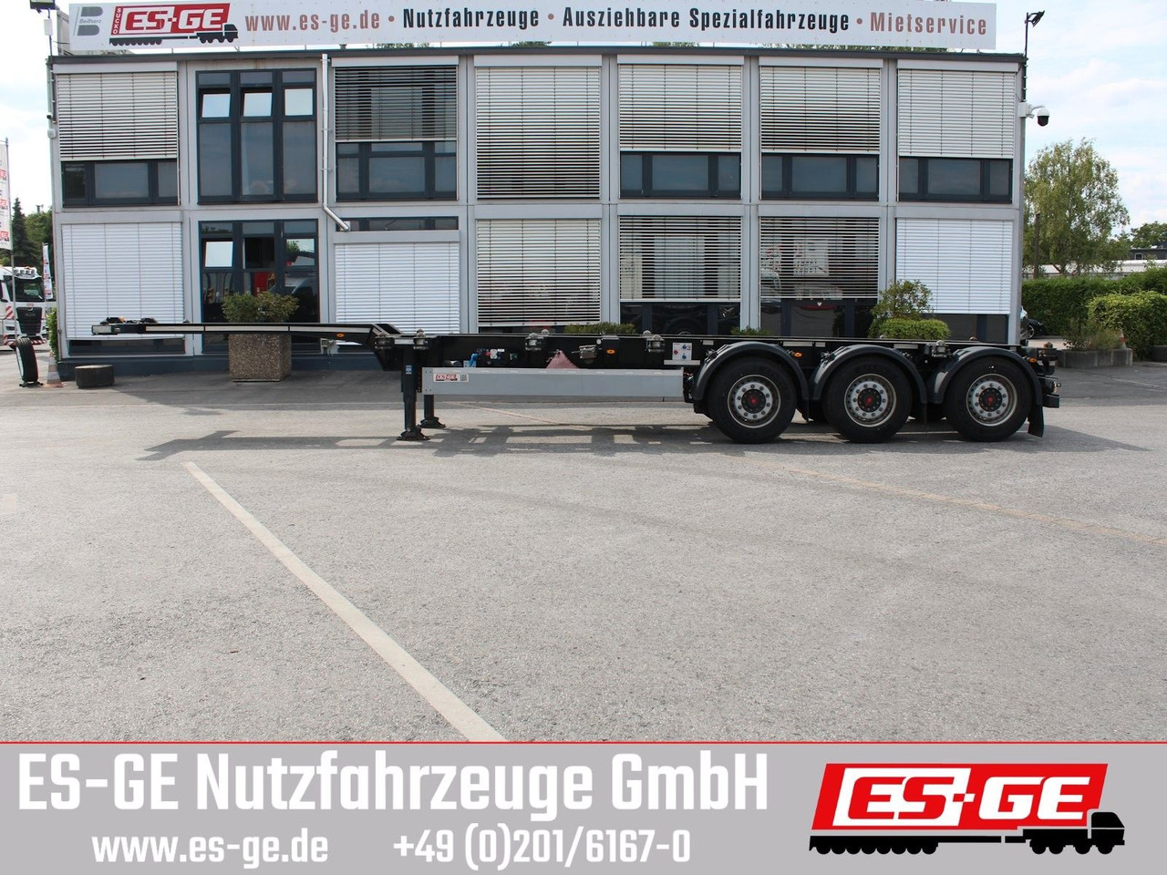 Kögel Port 40 simplex, pneumatischer Heckausschub - Container transporter/ Swap body semi-trailer: picture 1 Kögel Port 40 simplex, pneumatischer Heckausschub - Container transporter/ Swap body semi-trailer: picture 1