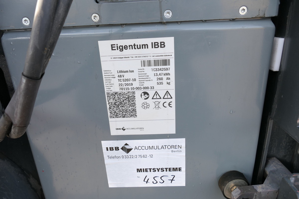 Tow tractor LINDE P 60 Z Schlepper Batterie 22/2019 3-Rad: picture 12