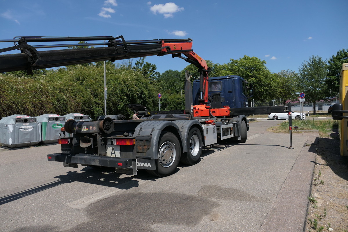 SCANIA R420 B6X2 mit Palfinger 16502 Kran Funk - Hook lift truck: picture 5 SCANIA R420 B6X2 mit Palfinger 16502 Kran Funk - Hook lift truck: picture 5