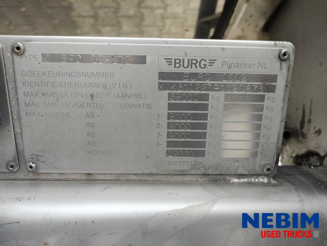 Burg Bpdo 12-27 Z - 26930Ltr  - Tank semi-trailer: picture 4 Burg Bpdo 12-27 Z - 26930Ltr  - Tank semi-trailer: picture 4