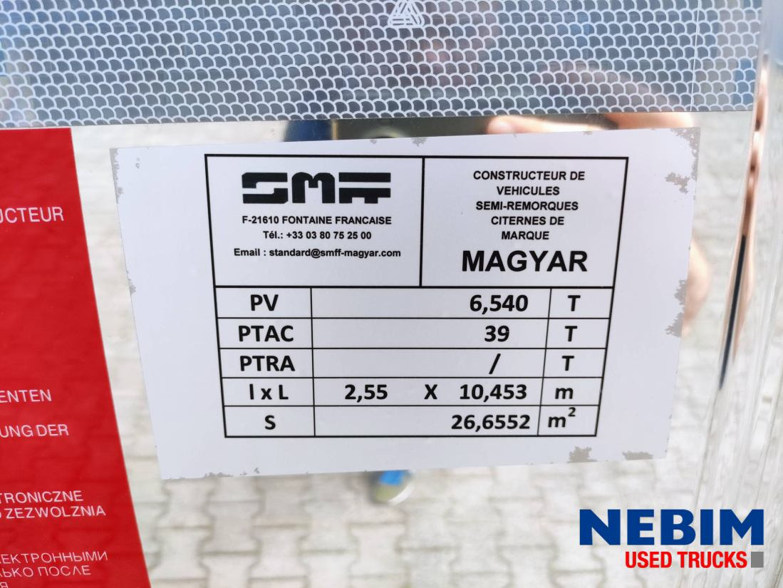 New Tank semi-trailer Magyar GM-2B-02 - 32.000Ltr - Food - NEW / Nieuw / NEU: picture 11