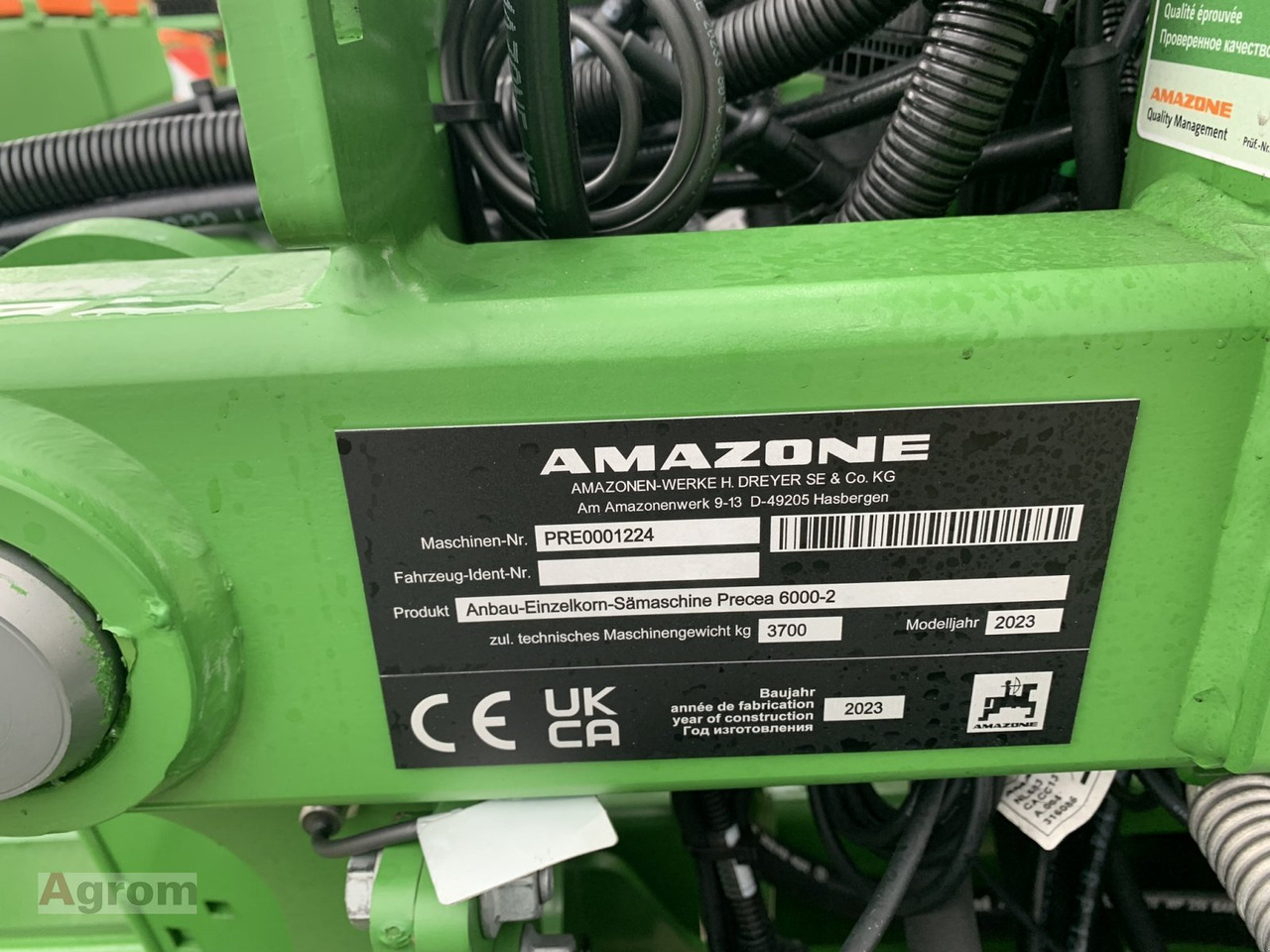 Amazone Precea 6000-2FCC Super on lease Amazone Precea 6000-2FCC Super: picture 14 Amazone Precea 6000-2FCC Super on lease Amazone Precea 6000-2FCC Super: picture 14