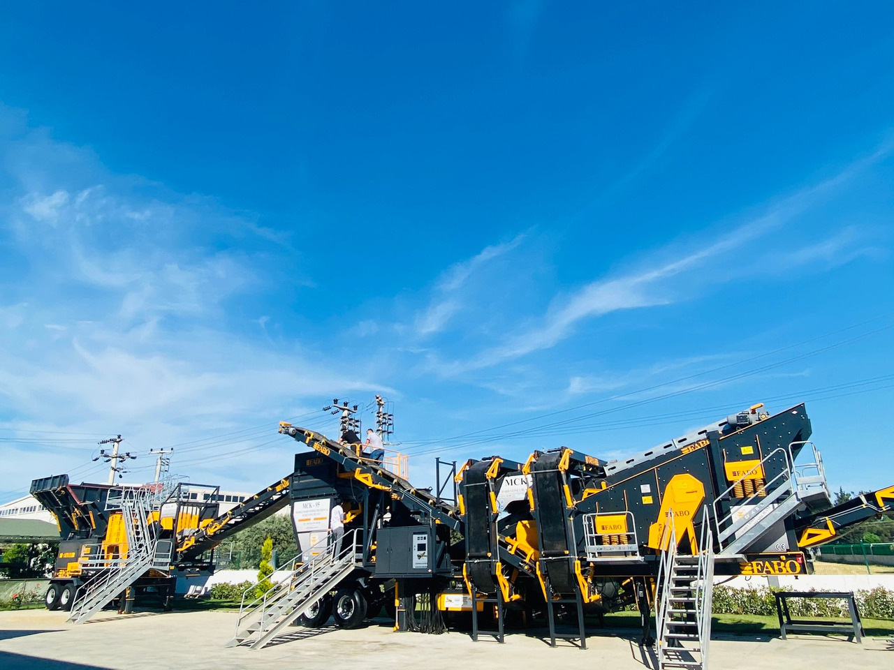 FABO MCK-95 MOBILE CRUSHING & SCREENING PLANT - Cone crusher: picture 1 FABO MCK-95 MOBILE CRUSHING & SCREENING PLANT - Cone crusher: picture 1
