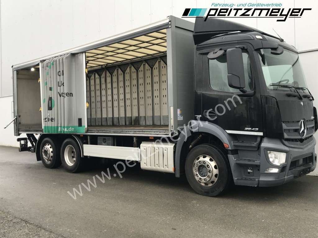 MERCEDES-BENZ Antos 2543 LL Getränke Schiebeplane Retarder, 2 x AHK, LBW 2 t., Lenkachse - Beverage truck: picture 2 MERCEDES-BENZ Antos 2543 LL Getränke Schiebeplane Retarder, 2 x AHK, LBW 2 t., Lenkachse - Beverage truck: picture 2