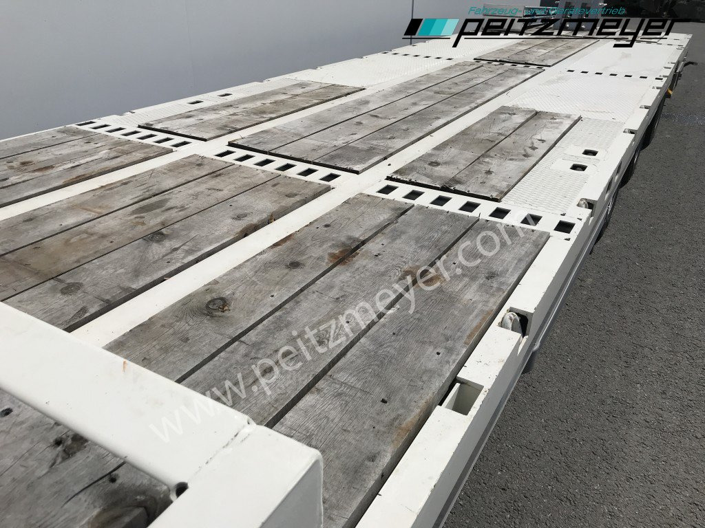 Low loader semi-trailer Möslein 3-Achs-Tieflader STO 3, Lenkachse, Rampen, neuwertig: picture 22
