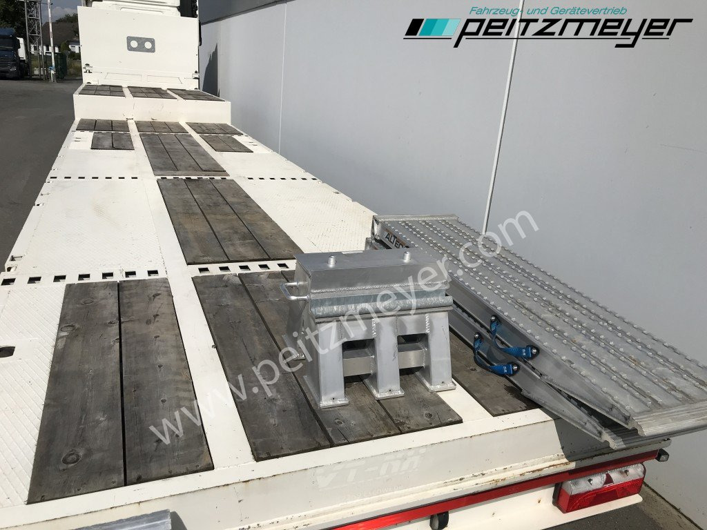 Low loader semi-trailer Möslein 3-Achs-Tieflader STO 3, Lenkachse, Rampen, neuwertig: picture 16
