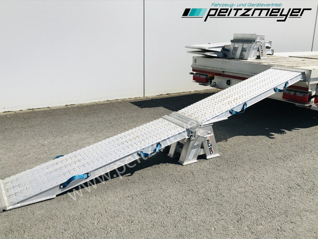 Low loader semi-trailer Möslein 3-Achs-Tieflader STO 3, Lenkachse, Rampen, neuwertig: picture 21