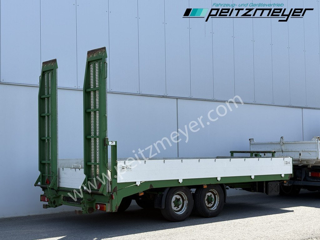 Müller-Mittetal Tandem Tieflader 11 T. Tieflader mit Rampen ETUE-TA - Low loader trailer: picture 1 Müller-Mittetal Tandem Tieflader 11 T. Tieflader mit Rampen ETUE-TA - Low loader trailer: picture 1