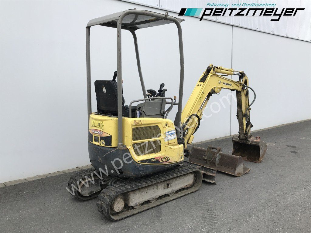 YANMAR MINIBAGGER Vio 17 verstellbares Fahrwerk Schnellwechsler mit 60 er und 100 Löffel - Mini excavator: picture 3 YANMAR MINIBAGGER Vio 17 verstellbares Fahrwerk Schnellwechsler mit 60 er und 100 Löffel - Mini excavator: picture 3